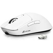 ATTACK SHARK X3 Wireless Gaming Mouse, 49g Ergonomic Computer Mouse, 3 Modes, PAW3395 26K DPI Optical Sensor, 200-Hour Battery Life, Programmable Buttons, Gaming Accessory For PC - Multicolor - View 7