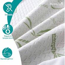 Colchn de Cuna de beb con Funda Impermeable de Bamb Transpirable y Lavable Hecho en Mxico por 18 Certificaciones 95x 140 - 80 x 140 - Ver 7