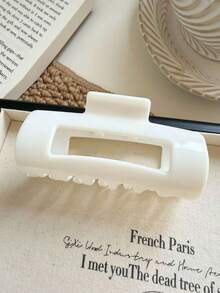 2026新款柔软硅胶发爪夹，高端防脱落耐用发夹，方形柔软爪夹，女士适用，弹性爪夹适合浓密头发，轻巧舒适，特殊柔软发夹，适合各种场合，冬季发饰 - 彩色 - 查看 6