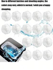 Pet Hair Removal Washing Machine Balls, Fluffy Laundry Balls - Anti, Washing Machine Cleaning Ball,Reusable & Durable Lint Catcher, Keeps Clothes & Bedding Fur-Free, Essential For Pet Owners- Enhance Your Laundry Experience - White - View 6