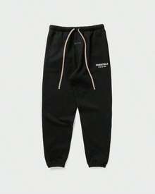 Essentials Cotton Soft Graphic Print Black Loose Sport Long Pants Fleece Sweatpant 'Black' - màu đen - Xem 4