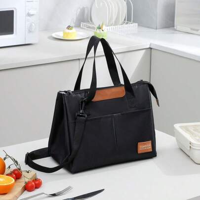 Bolsa Térmica de Almoço Multifuncional Moda Feminina/Masculina – Mão e Ombro, Impermeável, Grande Capacidade Yobel