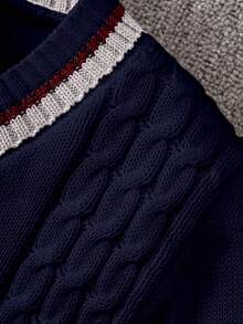 Unisex Kids' Classic Collegiate Long Sleeve Sweater, Versatile For Daily, School, Vacation And Layering