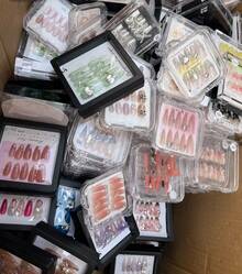 24 Pieces - Random Delivery - Short Square Pink Purple Gradient Bronze Full Coverage False Nails, Solid Color Nails, Almond Press Nails, Coffin Nails, Oval Nails. All Kinds Of Nails, Suitable Women And Girls, Press Nails, Nail Art Supplies, Enhance Your Appearance (Random Delivery)