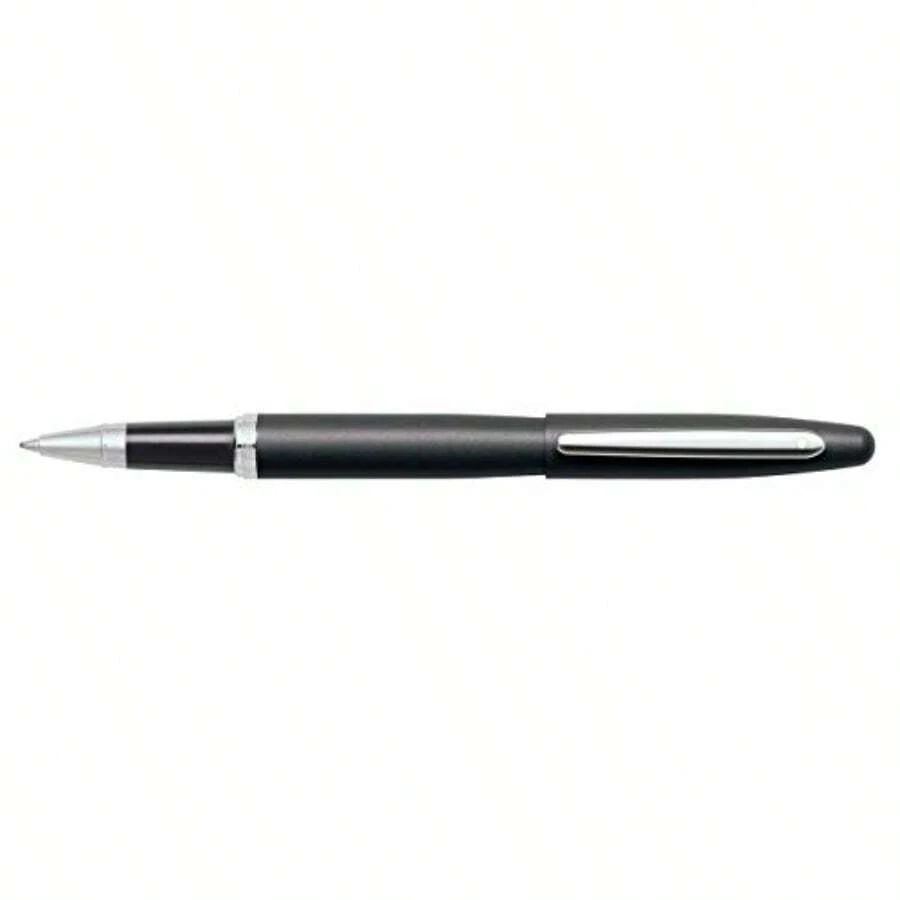 VFM Matte Rollerball Pen Black Chrome