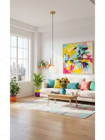 1pc Moderne Minimalist Stylish Adjustable Spherical Hang Light, E27 Socket, Hard Wired, Living Room, Dining Bedroom, Showroom, Office, Bulb Not Included view 5