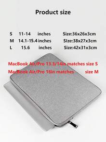 FATES 笔记本电脑内胆包 适用于 11/12/13.3/14/15/15.3/15.6/16 英寸 Air/Pro/iPad/Surface HP 电脑包配件 涤纶保护套 带口袋 - 彩色 - 查看 3