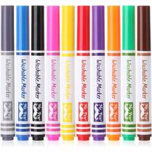 - Washable Markers, 10 Pack, Assorted Colors, Broad Line, Washable Markers Washable Markers Markers, Fine Tip Markers, Color Markers, Washable Marker Sets, Markers