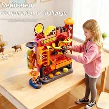 Vivid Multi-Level Marble Tabletop Game – Holds Kids' Attention, Features Multi-Player Speed Contests, Table-Based Fun, Appropriate For 3-14 Year-Olds (Boys & Girls), Perfect Party Game & Gift For Halloween, Christmas & Birthdays - Multicolor - View 2