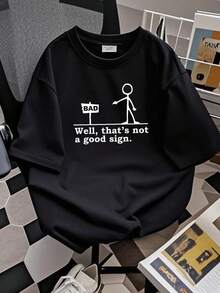 180g pure Cotton Well That&amp;#39;s not a Good Sign Tshirt, Bad Shirt, Funny Slogan Shirt, Joke Tee, Dark Humor Shirt, Having Bad Day Tee, Funny Words Shirt Casual Summer Comfortable Slightly T-Shirt For Women Casual graphic Stretched Top For Everyday Wear - Negro - Ver 2