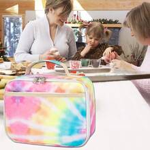 Lunch Box Boys Girls Insulated Lunch Cooler Bag Reusable Lunch Tote Kit For School Travel 094 Tie Dye