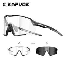 KAPVOE Color Changing Cycling Glasses, Men's Bicycle Racing Sports Equipment, Women's Outdoor Running Mountain Bike Night Riding Face Mask, Golf, Baseball, Camping, Fishing, Travel Accessories - Multicolor - View 15