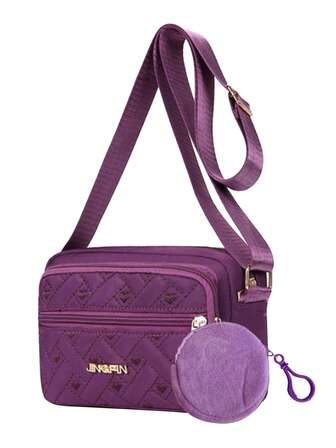 Modna pikowana torba na ramię, pluszowy portfel na monety, dopasowany kolor, wielofunkcyjna torba na ramię w kształcie serca z haftem, pluszowa mini torba na słuchawki, prezent dla mamy, damska torebka z portfelem, wielowarstwowa torba na telefon komórkowy, damska torba outdoorowa, przenośna torba do pracy dla studenta, prezent dla najlepszego przyjaciela i rodziny, pamiątka z podróży