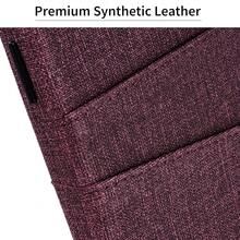 14 Plus Card Case With Built-In Metal Plate For Magnetic Mounting & 2 Card Holder Pockets: Luxe M2 Wallet, Canvas Style Synthetic Leather ( 14 Plus, Burgundy){"Size_name":"14Plus","Color_name":"Burgundy"} - Multicolor12 - View 8