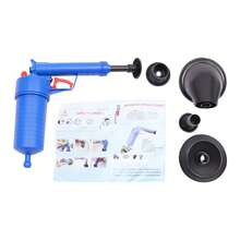 YUNRUX Toilet Plunger Set, Toilet Drain Remover, Pipe Dredging Tool - Blue - View 5
