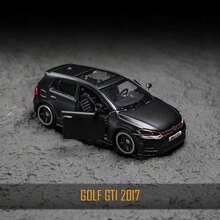 Burago 1:64 Scale Diecast Alloy Car Model Collection, Official Licensed Replica Of , , Cadillac, Chevrolet, Collectible Racing Car Toys, Birthday Gift For Men - Volkswagen Golf GTI-black - View 1