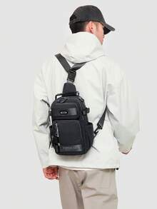 Bolso de pecho unisex, bolso de viaje versátil, bolso de hombro casual multifuncional, mochila de gran capacidad para distancias cortas para hombres, adecuado para ciclismo, senderismo, ir al trabajo, actividades al aire libre - Multicolor - Ver 9