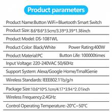 1 قطعة مفتاح ذكي تويا تشيفولينك بزر ضغط أبيض/أسود معايير الاتحاد الأوروبي، سلك محايد/بدون الحاجة إلى سلك محايد، هدية مكثف 1/2/3 مجموعة مفتاح ذكي واي فاي يعمل مع أليكسا وتطبيق الحياة الذكية المنزلية