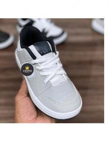 MANTECA 4 BLACK AND WHITE CASUAL CHILDREN'S SNEAKERS FOR BOYS AND GIRLS - Gris - Ver 1