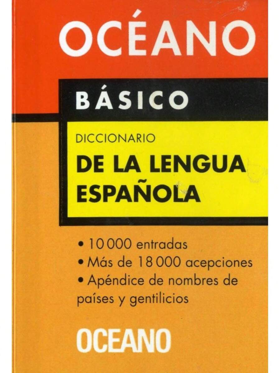 Océano básico. Diccionario de la lengua española - Libro único - Ver 1