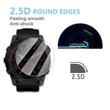 3 pezzi Pellicola protettiva per schermo ad alta definizione per Garmin Fenix 5/5 Plus, Fenix 5s, Fenix 5x/5x Plus, in vetro temperato 9H, ultra-chiara, resistente ai graffi, superficie liscia, sensibile al tocco, accessori da orologio alla moda per uomo e donna