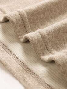 1set Men's Thermal Underwear Set, Elastic Fabric Base Layer Sleepwear Home Service Cold-Proof Innerwear Suit, Autumn/Winter