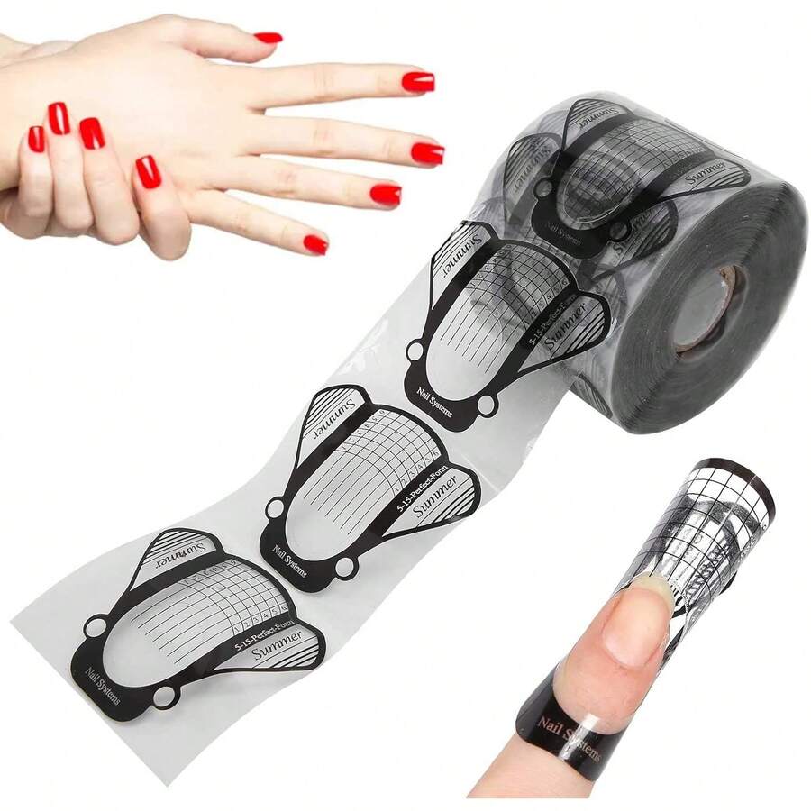 EstiloTendencia500Pcs Formas De UñAs Autoadhesivo Etiqueta De ExtensióN De UñAs DecoracióN De PVC Forma De Arte De UñAs GuíA De ExtensióN De Arte De UñAs DecoracióN De UñAs ExtensióN De UñAs Grifo AccesoriosCalidad PremiumVersióN Mejorada - 1 - Ver 1