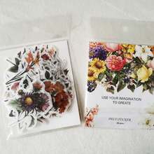 EstiloTendenciaLumbor37 53 Piezas Pegatinas De DecoracióN Floral TranslúCidas Pegatinas Impermeables Varias Plantas CalcomaníAs De Flores Diario Diario ÁLbum De Recortes (Flor)Calidad PremiumVersióN Mejorada - B-Amarillo - Ver 12
