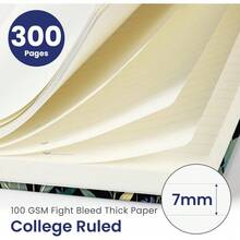 Lined Spiral Notebook Journal For Work, 300 Pages Thick B5 (7.1"X10") College Ruled Journal For Women & Writing, Hardcover Notebook For Note Taking, Perfect For Office Home School Supplies, Purple - P-天國花園 - 查看 2