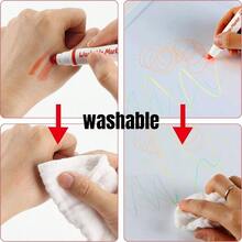 - Washable Markers, 10 Pack, Assorted Colors, Broad Line, Washable Markers Washable Markers Markers, Fine Tip Markers, Color Markers, Washable Marker Sets, Markers