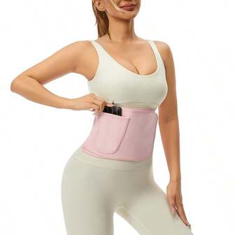 Women's Waist Trimmer Belt, Sweat Enhancing Waist Trainer For Running, Workout - Premium Breathable Fitness Waist Belt, Unisex Sauna Sweat Belt