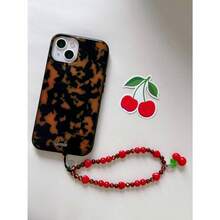 - Correa de pulsera con abalorio para telfono celular, correa universal para telfono celular, bonita correa de mueca, cadena de abalorio, accesorios hechos a mano para bolsas de cmara - Cerezas dulces - Ver 5