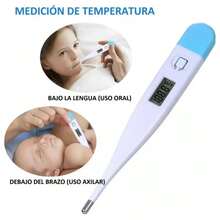 Termómetro Digital Para Niño Y Adulto  Termometros Digital Pantalla Lcd Para Frente,  Color Blanco listo para utilizarse - Blanco - Ver 3