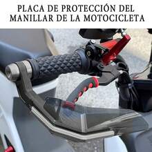 Protector de manos para manillar de motocicleta, funda protectora a prueba de viento para manillar, Puños, Paramanos - Gris - Ver 1