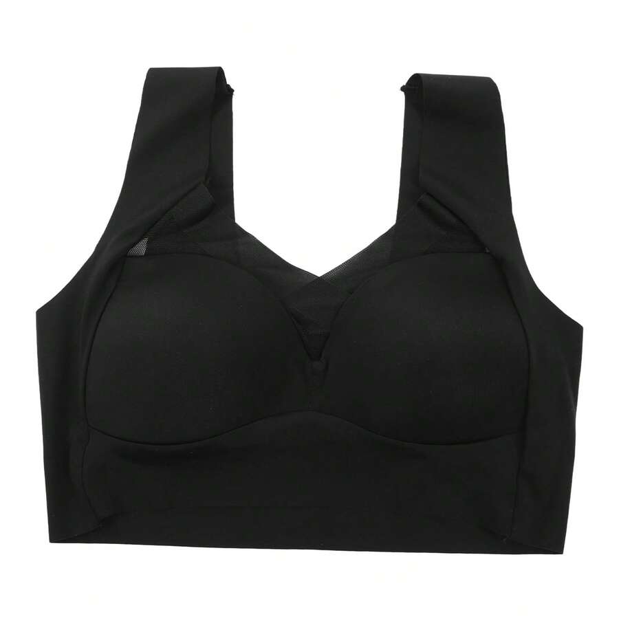 Protective Sports Bras - Black - View 1