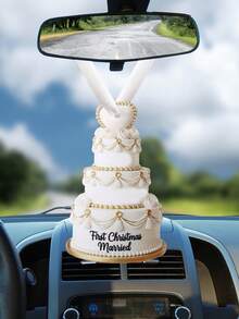 1 cái Giáng sinh đầu tiên kết hôn, đồ trang trí Giáng sinh hình bánh cưới bằng acrylic, đồ trang trí Giáng sinh cho đám cưới, đồ trang trí treo cây thông Noel, đồ trang trí treo đám cưới, đồ trang trí Giáng sinh cho các cặp đôi, quà kỷ niệm ngày cưới cho cặp đôi mới cưới, đồ trang trí nhà Giáng sinh - Nhiều màu - Xem 8