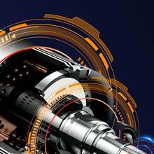 Inflador de neumáticos digital - Compresor de aire recargable, bomba con luz LED | Accesorio multiusos para coche de 12 V y 100 W para motocicletas, bicicletas, balones y vehículos. Bomba de presión digital portátil para inflado rápido. - Negro - Ver 2