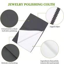 Random Color Jewelry Polishing Cloth | Multi-Layer Double-Sided Reusable Cleaning Cloth - Suitable For Gold, Pure Silver, Platinum | Stain Removal & Anti-Rust Polishing Miracle