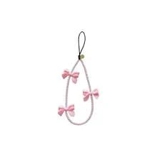 - Correa de pulsera con abalorio para telfono celular, correa universal para telfono celular, bonita correa de mueca, cadena de abalorio, accesorios hechos a mano para bolsas de cmara - Bow Beau - Ver 2