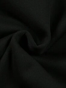 Sudadera gráfica 'Meowy Christmas' para mujer - Negra, informal, con cuello redondo y diseño festivo de gato, ideal para compras navideñas y atuendos acogedores, sudadera de Navidad. - Oscuro - Ver 5