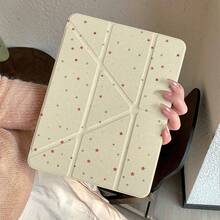 可爱图案智能保护套，带笔槽，适用于 iPad 第 11 代 A16 2025、第 10 代 10.9 英寸、iPad Air 第 4 代/第 5 代 10.9 英寸、iPad Air 11 英寸 M3 2025、第 7 代/第 8 代/第 9 代 10.2 英寸。 - 滿屏星星 - 查看 3