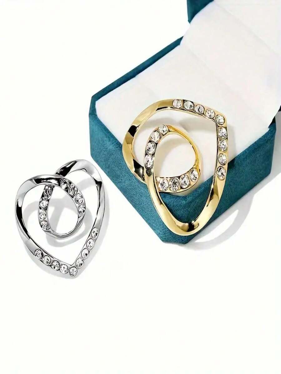 Premium Dual-Use Scarf Ring For Women - Heart-Shaped, Stylish Waist Tie For T-Shirt Hem & Shirt Corner