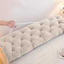 1.8M Long Bed Head Pillow Featuring Two Colors – Premium Soft Plush Tufted Velvet Backrest, Provides Cozy Support For Head & Neck, Serves As Stylish Decorative Headboard Accent To Upgrade Bedroom Style, Easy To Install & Maintain