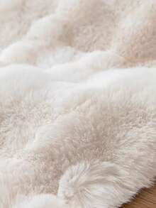 1 件矩形毛绒驼色柔软、蓬松、易于清洁的温暖可爱室内装饰地毯，面料柔软舒适，适用于卧室、客厅、沙发、茶几、更衣室、榻榻米房等区域 - 米色 - 查看 10