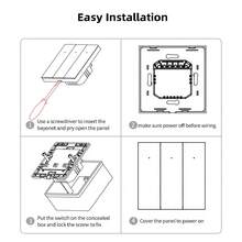 1 قطعة مفتاح ذكي تويا تشيفولينك بزر ضغط أبيض/أسود معايير الاتحاد الأوروبي، سلك محايد/بدون الحاجة إلى سلك محايد، هدية مكثف 1/2/3 مجموعة مفتاح ذكي واي فاي يعمل مع أليكسا وتطبيق الحياة الذكية المنزلية
