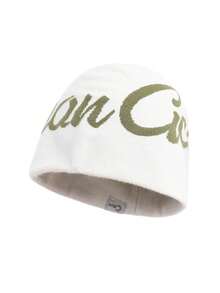 1pc Y2K Unisex Reversible Beanie Hat - Windproof Stretchy Knitted Skull Cap For Men And Women, Letter Pattern, Dopamine Colors , Hip Hop Streetwear, Casual Autumn/Winter Accessory & Christmas Gifts For Men/Women