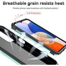 适用于三星 Galaxy A55 A36 A26 A16 A54 A34 A14 A15 A05 5G 手机的防震军规级时尚手机壳，带滑动摄像头盖和内置 360 度旋转指环支架，磁吸式防震设计，也适用于三星 Galaxy S25 S24 S23 S22 S21 S20 Plus Ultra FE，春季礼物 - 墨綠色 - 查看 8