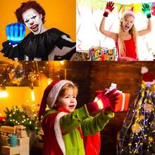 nuevoGuantes LED para niños de 8 a 10 años, guantes iluminados para niños, regalo de Pascua, juguetes divertidos para niños de 8 a 13 años, juguetes para niños de 8 a 13 años, guantes LED, juguetes para - 1 - Ver 2