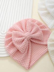 3pcs Multi-Color Soft Elastic Baby Beanies, Breathable, Suitable For All Seasons, Perfect Gift, Ideal For Photography - Multicolor - View 12