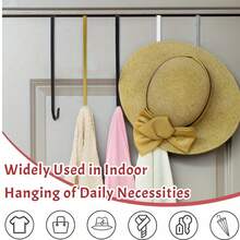 1pc Colorful Door Wreath Hook - Valentine's Day Easter Decoration Golden Door Single Hook Decoration Hook Swimming Pool Hook Door Wreath Hook Bird Feeder Flat Hook Wreath Hook Hanger - Multicolor - View 8